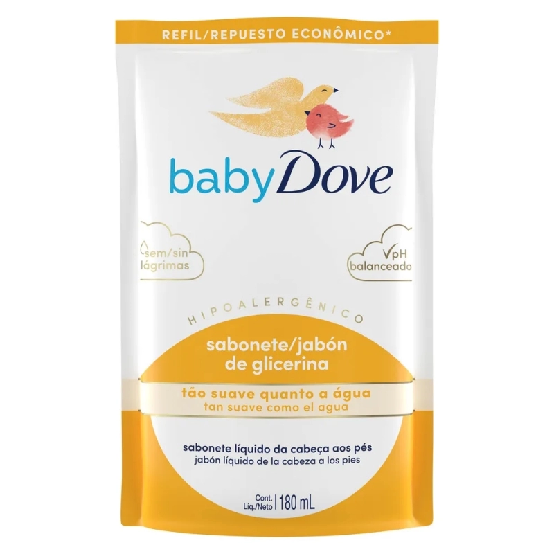 DOVE BABY LIQ GLI X 180RE